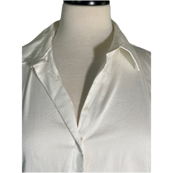 Talbots Size 6 Cotton Blend Stretch Shirt Top Blouse Women - Picture 2 of 4